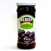 Оливковый ALREEF Whole "Классический" черные оливки с косточкой (стекло) - Царица Пальмиры