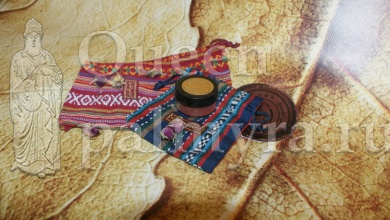 Минеральные тени - коричневый махагон Laiya henna «Ночь хны» - Царица Пальмиры